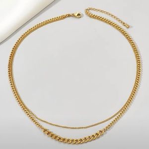 18K Gold Personality Exaggerated Body Necklace